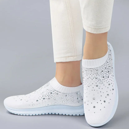 Giulia - Sneakers con Strass | Comfort e Stile Unico per Ogni Occasione