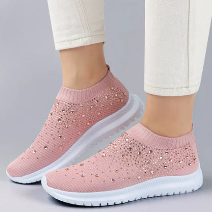 Giulia - Sneakers con Strass | Comfort e Stile Unico per Ogni Occasione